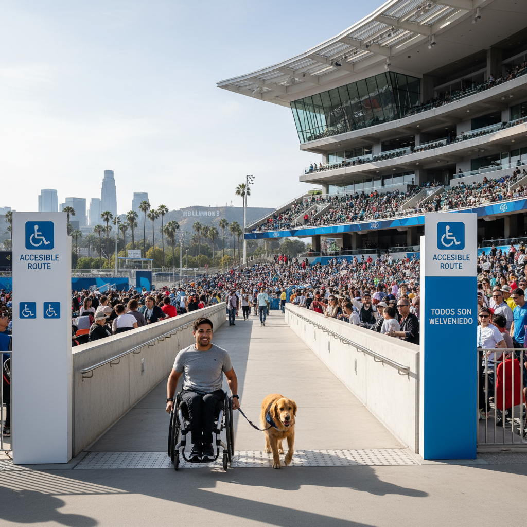 Accessibility at LA28: Wheelchair Access, Service Animals, Seating